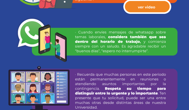 Respetar los horarios UCSC