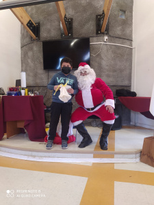 celebración navideña en el Instituto Tecnológico UCSC, sede Cañete.