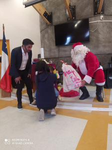 celebración navideña en el Instituto Tecnológico UCSC, sede Cañete.