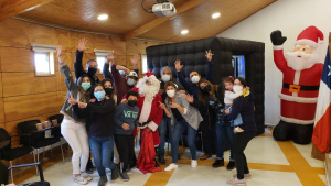 celebración navideña en el Instituto Tecnológico UCSC, sede Cañete.