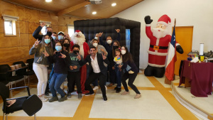 celebración navideña en el Instituto Tecnológico UCSC, sede Cañete.