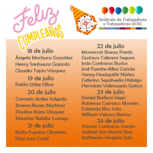 saludo cumpleaños