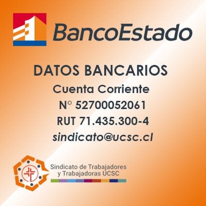 DATOS BANCARIOS SINDICATO