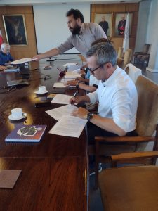 Firma contrato colectivo de trabajo 2022-2024