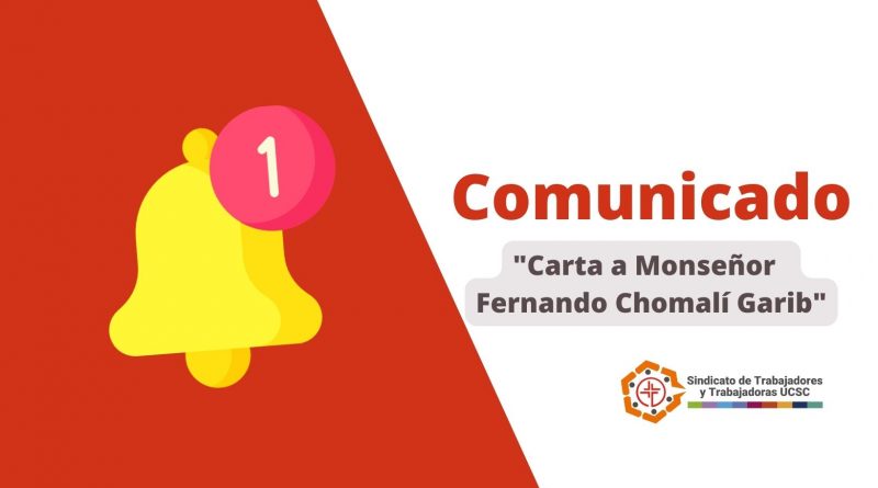 Comunicado carta a Monseñor Fernando Chomalí