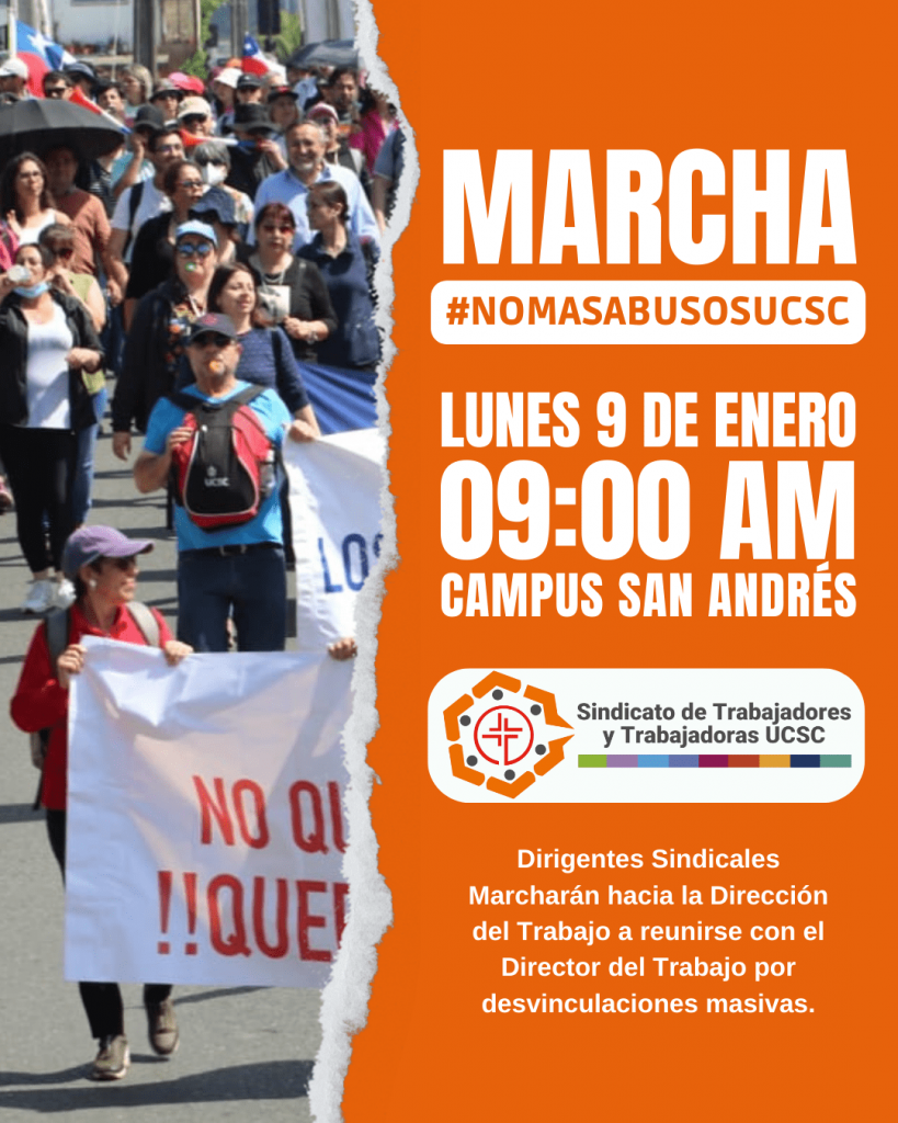 Marcha Lunes 09 de enero