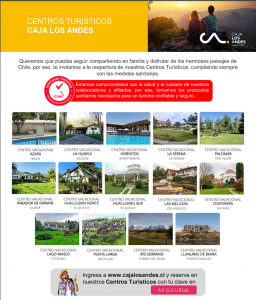 Convenios Centros Turìsticos Caja Los Andes