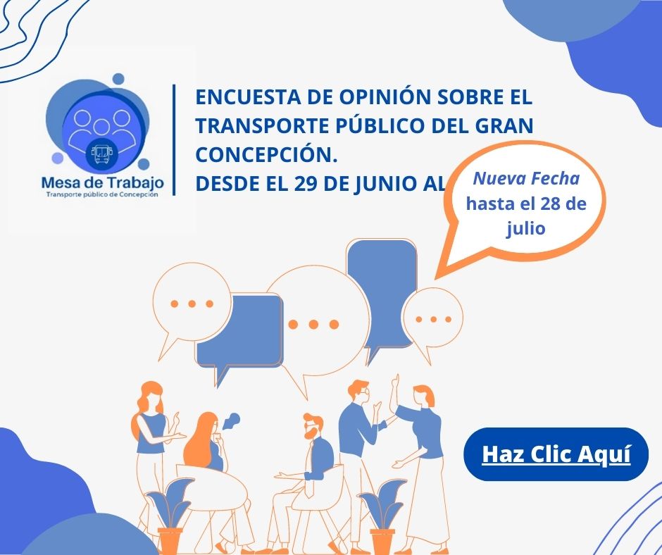 Encuesta de Opinión Sobre el transporte Público del Gran Concepción