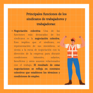 ¿Qué es un sindicato de trabajadores y trabajadoras?