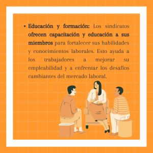 ¿Qué es un sindicato de trabajadores y trabajadoras?