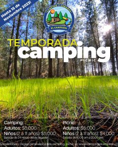 Convenios con Camping y Cabañas El Campeón 